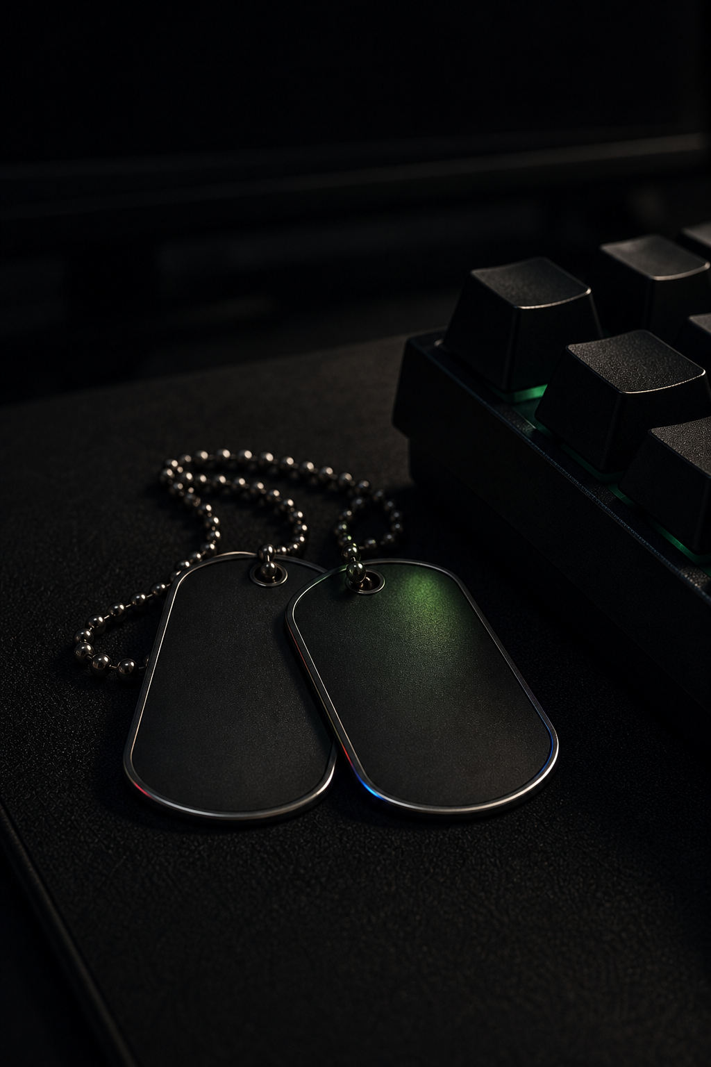 dog tag texture